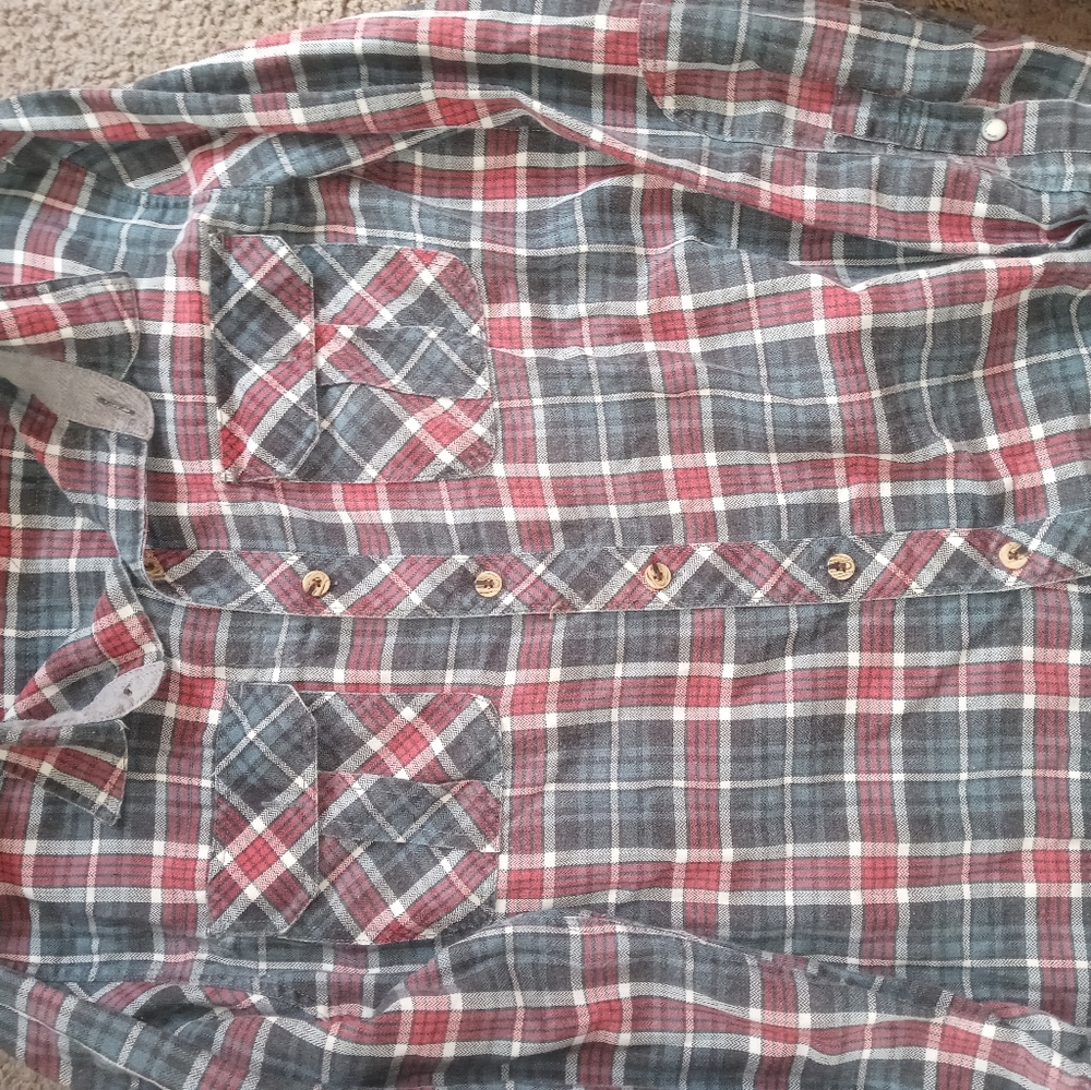 Social republic flannel button uo